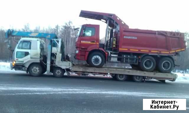 Трал 40т, Эвакуатор, Кран10т, Полуприцеп 13,6 м Благовещенск - изображение 1