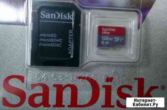 SanDisk Ultra 128Gb microSD UHS-I А1 667x, новая Йошкар-Ола