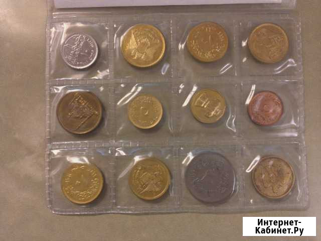 Набор монет Египта 1970х г.г., 1980г., 1992г Тула - изображение 1