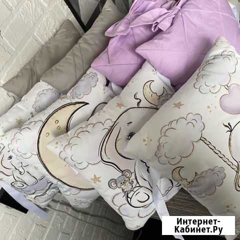 Комплект в кроватку, бортики новые Нижний Новгород - изображение 1
