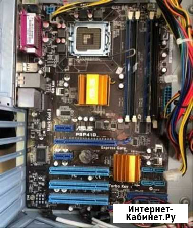 Мариинская плата сокет LGA 775 asus P5P41D Уфа - изображение 1