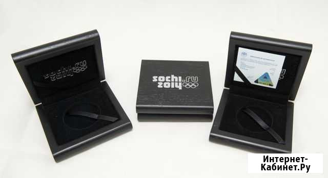 Коробка под монету футляр под 3 рубля Сочи 2014 Ульяновск - изображение 1