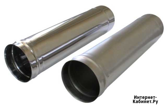 Трубы, отводы, шибера - сварные нержавейка 1.0мм Ижевск - изображение 1