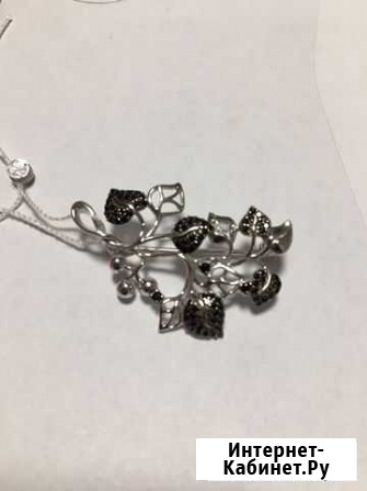 Брошь серебро новая Липецк - изображение 1