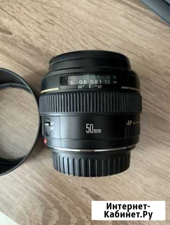 Объектив canon 50 mm 1.8 Белгород - изображение 1