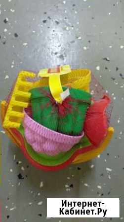 Наборы для песка 3 шт, лейка 1 шт Новосибирск - изображение 1