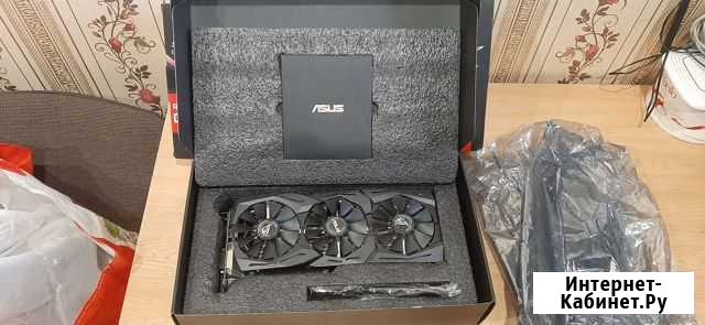 Видеокарта 8gb rx580 asus strix Смоленск - изображение 1