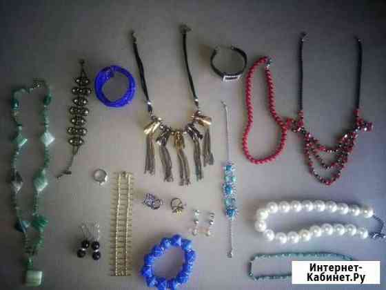 Бижутерия серьги кольцо бусы украшения СССР Волгоград