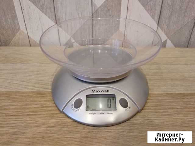 Кухонные весы maxwell MW-1451 SR электронного типа Мурино - изображение 1