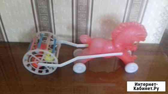 Игрушка-каталка Конь из СССР Киров