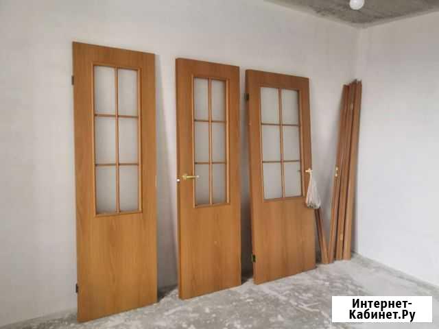Дверь из новостройки 60*2шт и 1-80 без стекла Ярославль - изображение 1