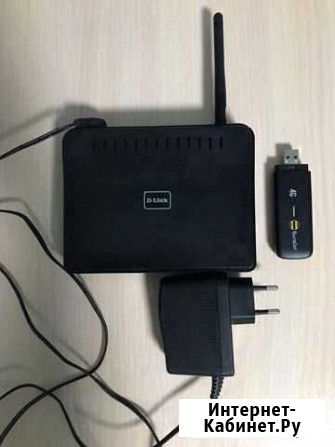 Модем ZTE MF 832D 4g + роутер D-Link Ярославль - изображение 1
