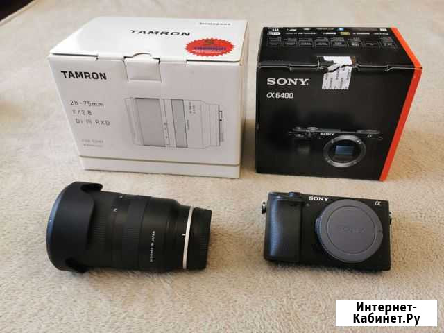 Sony a6400, Tamron 28 - 75mm для Sony Курган - изображение 1