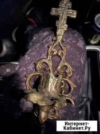 Подсвечник латунный Курган