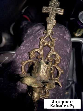 Подсвечник латунный Курган - изображение 1