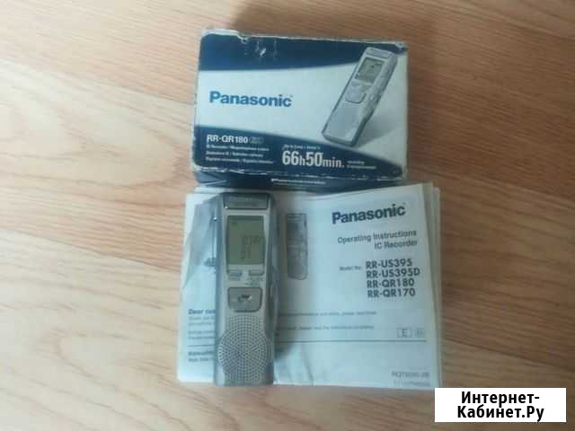 Диктофон Panasonic rr-qr180 Нижний Новгород - изображение 1