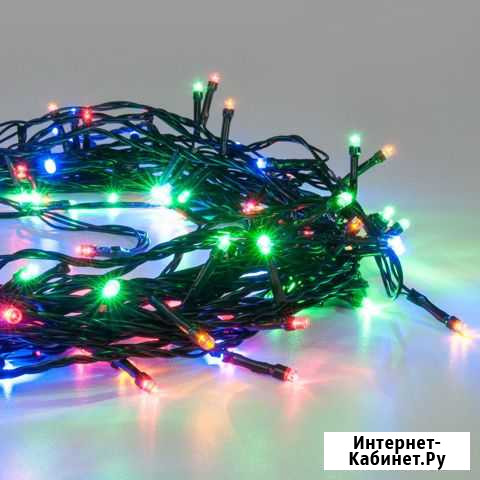 Гирлянда 5 метров 100 led ламп, удлинители для гир Старый Оскол - изображение 1