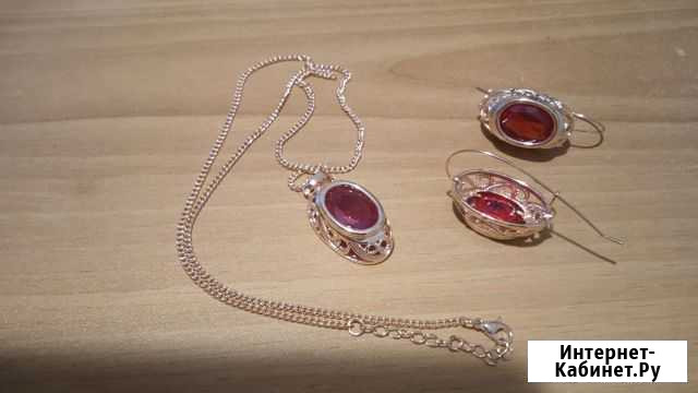 Подвеска с серьгами Челябинск - изображение 1