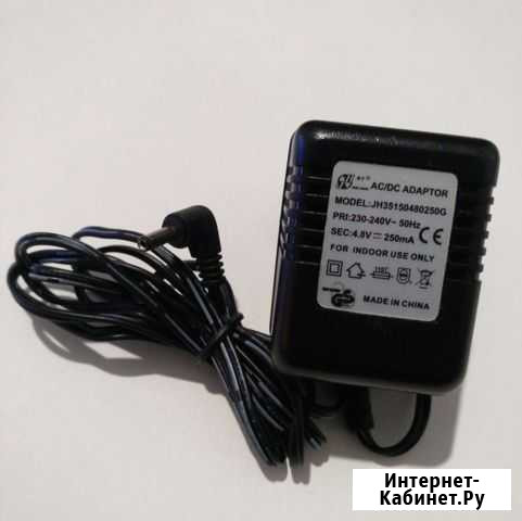 Зарядка AC/DC Adaptor 4.8V 0.25A Мурино - изображение 1