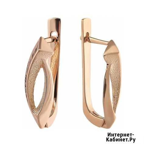 Серьги из золота 585 пробы Набережные Челны - изображение 1