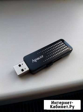 Флешка Apacer 16GB AH323 Black Новосибирск - изображение 1
