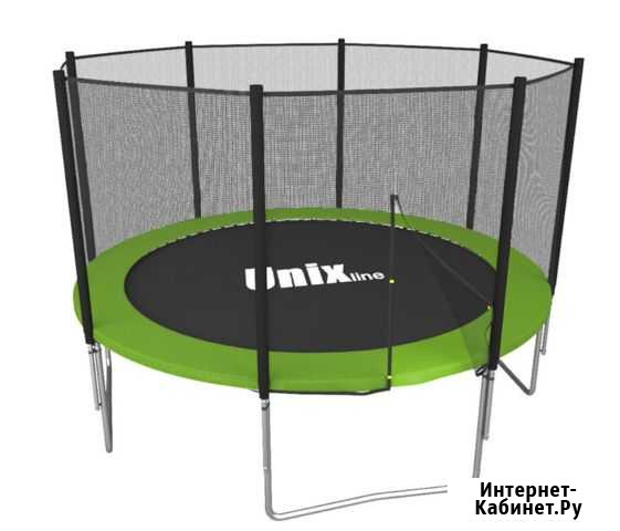 Батут unix line Simple 8 ft Green (outside) Самара - изображение 1