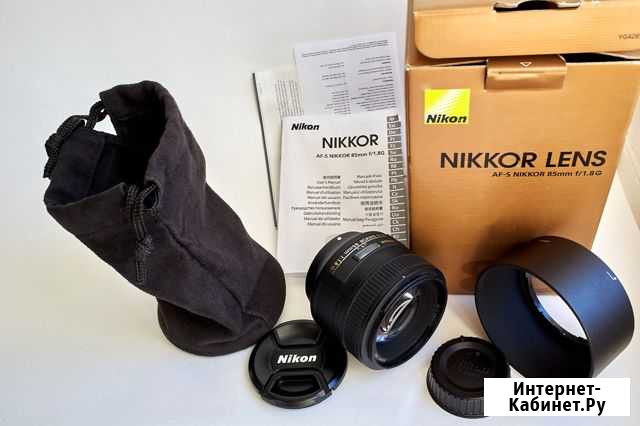 Nikon 85mm f/1.8G AF-S Nikkor новый Северск - изображение 1