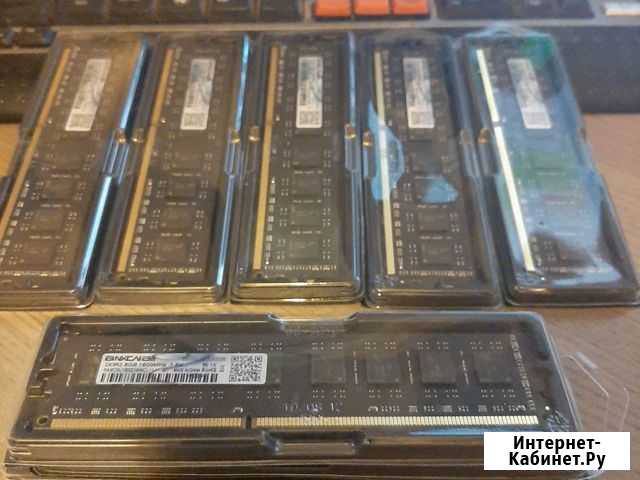 8Gb DDR3 1600MHz новые в блистерах 10шт Уфа - изображение 1