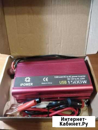 Новый мощный автоинвертор 1,5кВт Новосибирск - изображение 1