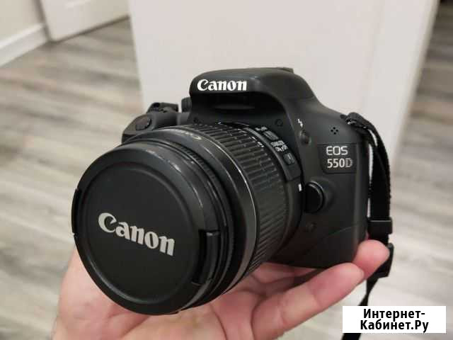 Canon 550d kit 18-55mm IS II пробег 10400 Набережные Челны - изображение 1