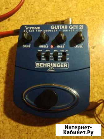 Behringer V-tone guitar GDI21 dibox amp sim Руза - изображение 1