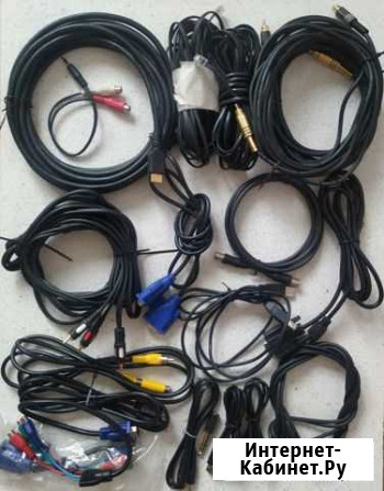 Кабели аудио, видео hdmi vga jack rca usb Засечное - изображение 1