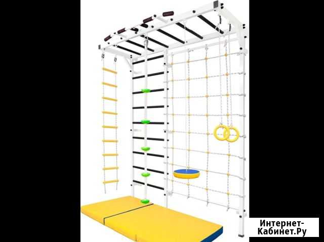 Усиленный спортивный комплекс с рукоходом и сеткой Чита - изображение 1