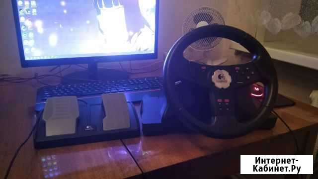 Игровой руль logitech racing wheel Вельск - изображение 1