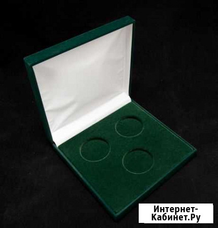 Футляр на 3 монеты в диаметром 46 мм 160х160 мм Ульяновск - изображение 1