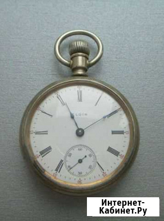 Часы карманные Elgin 1896 год Иркутск - изображение 1
