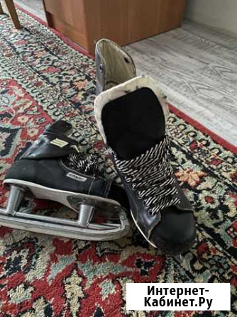 Хоккейные коньки bauer 40 размер Омск - изображение 1