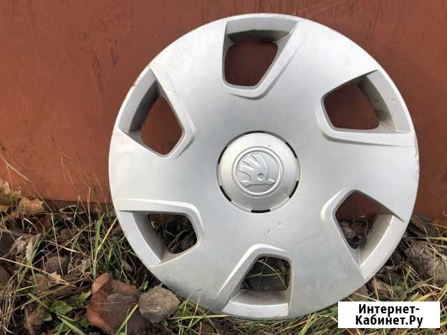 Оригинальные колпаки Skoda Rapid R15 Ижевск - изображение 1