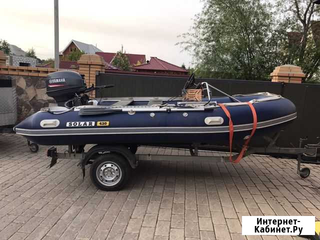 Продам лодку солар 420 Jet с мотором ямаха 40 сил Ангарск - изображение 1