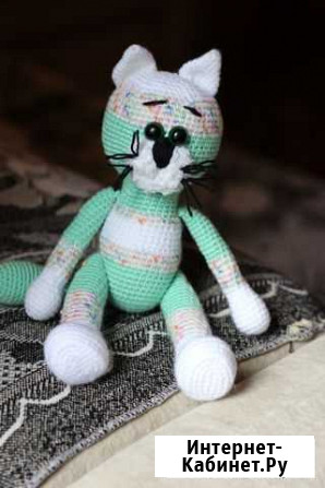 Вязанная игрушка Кот Севастополь - изображение 1