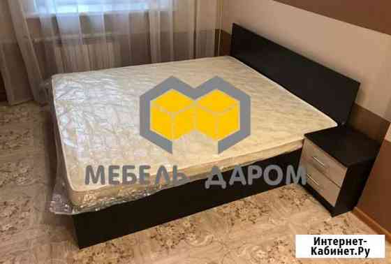Кровать двуспальная с матрасом Мурино
