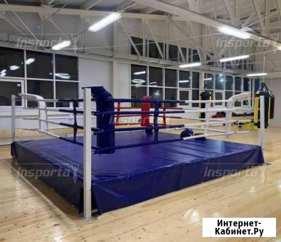 Боксерский ринг 4*4 метра помост 0,5 метра Краснодар - изображение 1
