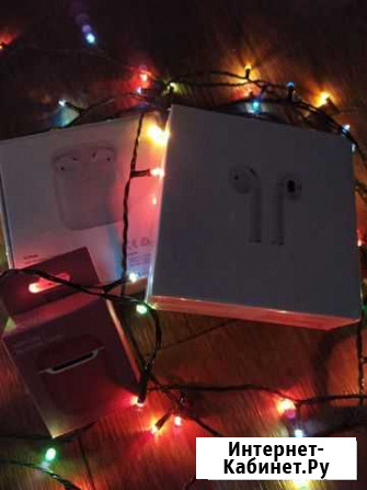 Airpods 2 lux Волжский Волгоградской области - изображение 1