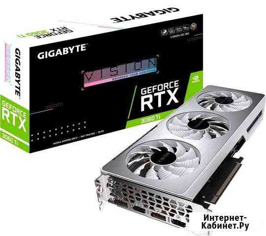 Gigabyte GeForce RTX 3060 Ti vision OC (LHR) новая Комсомольск-на-Амуре