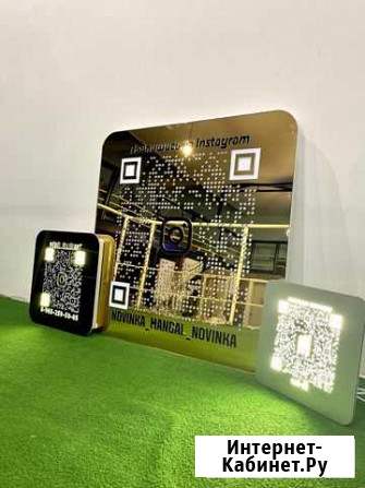 Вывеска для бизнеса с qr кодом 78078 Санкт-Петербург - изображение 1