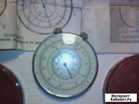 Логарифмическая линейка круговая 1966 год Ульяновск