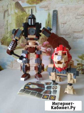 Mega Blocks Конструктор тип лего Гладиатор и Лев Чебоксары - изображение 1