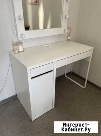 Письменный стол IKEA белый Моршанск - изображение 1