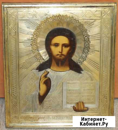 Икона Господь Вседержитель Штихельный Оклад Рыбинск - изображение 1