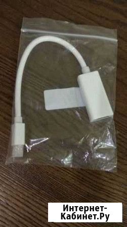 Новый Переходник miniDisplayPort-hdmi Муром - изображение 1